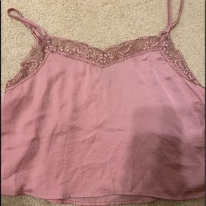 Pink Lace tank top